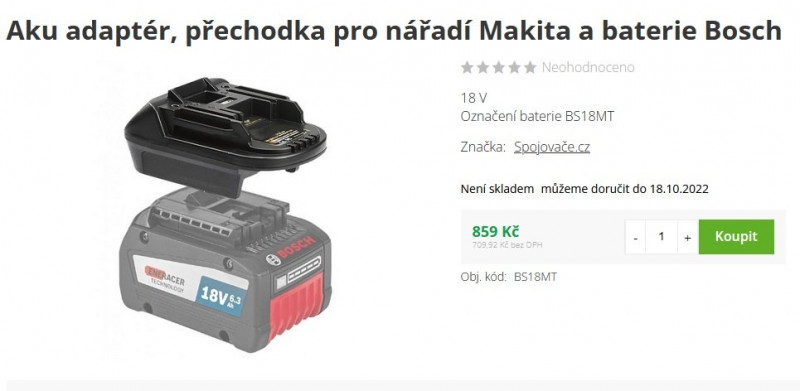 Aku adaptér nářadí makita - aku Bosch.jpg