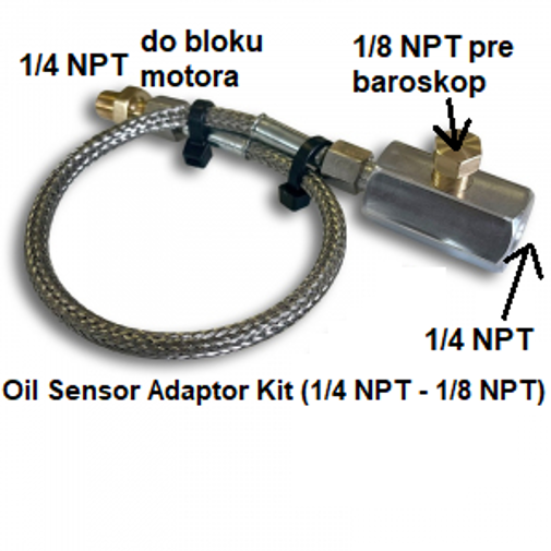 adapter pre meranie tlaku oleja