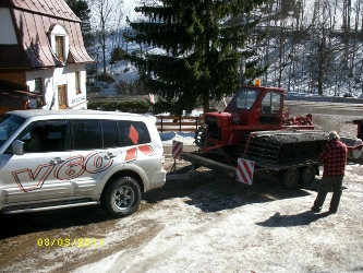 tady sem si musel pujčit auto.šiřka 2.5m