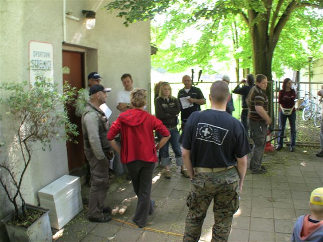 Čekání na střelbu.