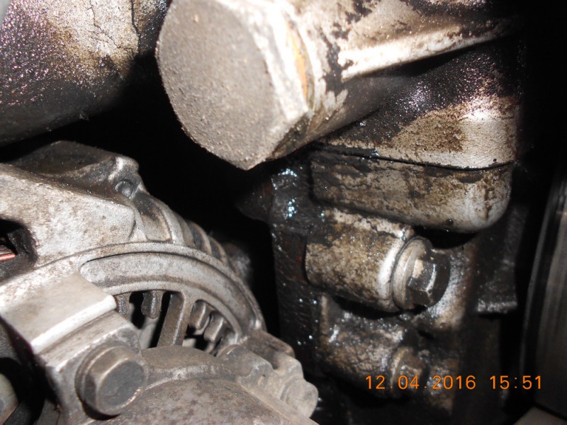 Alternator detail.